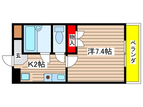 メゾンみゆきの物件間取画像